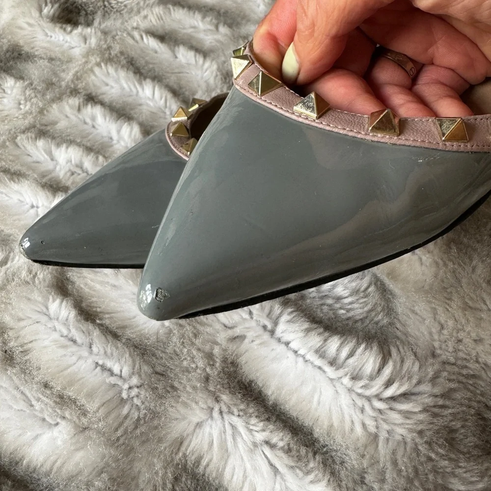 Valentino Rockstud Flats - Picture 7 of 9